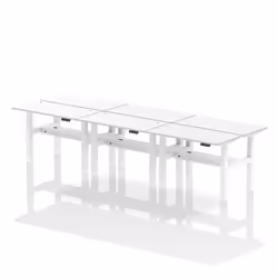 Dynamic Air Back-to-Back W1200 x D600mm Height Adjustable Sit Stand 6