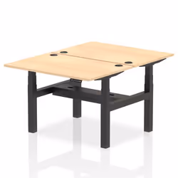Dynamic Air Back-to-Back W1200 x D800mm Height Adjustable Sit Stand 2