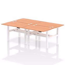 Dynamic Air Back-to-Back W1200 x D800mm Height Adjustable Sit Stand 4