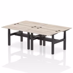 Dynamic Air Back-to-Back W1200 x D800mm Height Adjustable Sit Stand 4