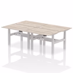 Dynamic Air Back-to-Back W1200 x D800mm Height Adjustable Sit Stand 4