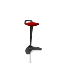 Dynamic KCUP1202 saddle chair Padded seat Cherry (fruit) Fabric. Foam