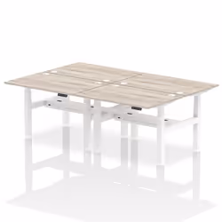 Dynamic Air Back-to-Back W1200 x D800mm Height Adjustable Sit Stand 4