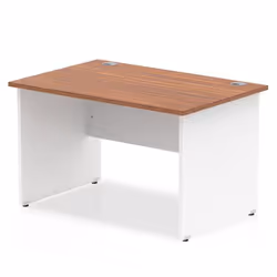 Dynamic Impulse Straight Office Desk W1200 x D800 x H730mm Panel End L