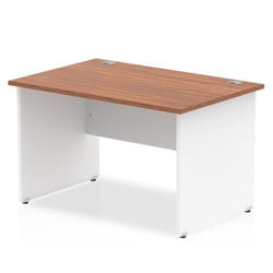 Dynamic Impulse Straight Office Desk W1200 x D800 x H730mm Panel End L