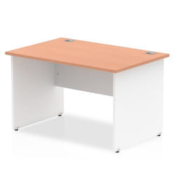 Dynamic Impulse Straight Office Desk W1200 x D800 x H730mm Panel End L