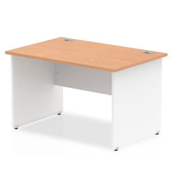 Dynamic Impulse Straight Office Desk W1200 x D800 x H730mm Panel End L