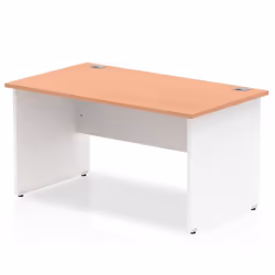 Dynamic Impulse Straight Office Desk W1400 x D800 x H730mm Panel End L