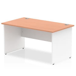 Dynamic Impulse Straight Office Desk W1400 x D800 x H730mm Panel End L