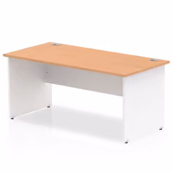 Dynamic Impulse Straight Office Desk W1600 x D800 x H730mm Panel End L