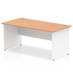 Dynamic Impulse Straight Office Desk W1600 x D800 x H730mm Panel End L