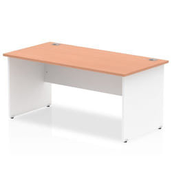Dynamic Impulse Straight Office Desk W1800 x D800 x H730mm Panel End L