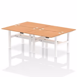 Dynamic Air Back-to-Back W1200 x D800mm Height Adjustable Sit Stand 4