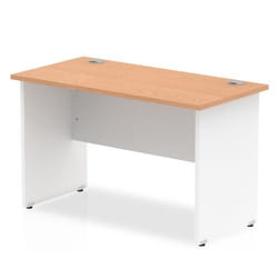Dynamic Impulse Straight Office Desk W1200 x D600 x H730mm Panel End L
