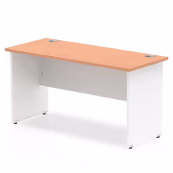 Dynamic Impulse Straight Office Desk W1400 x D600 x H730mm Panel End L