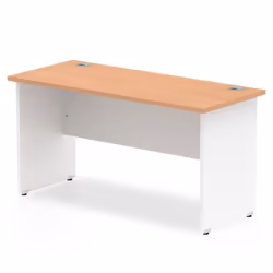 Dynamic Impulse Straight Office Desk W1400 x D600 x H730mm Panel End L