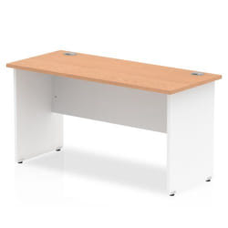 Dynamic Impulse Straight Office Desk W1400 x D600 x H730mm Panel End L