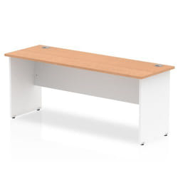 Dynamic Impulse Straight Office Desk W1800 x D600 x H730mm Panel End L