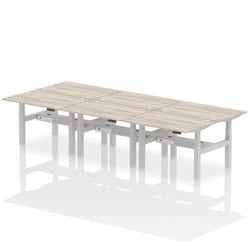 Dynamic Air Back-to-Back W1200 x D800mm Height Adjustable Sit Stand 6