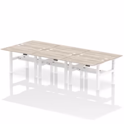 Dynamic Air Back-to-Back W1200 x D800mm Height Adjustable Sit Stand 6