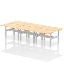 Dynamic Air Back-to-Back W1200 x D800mm Height Adjustable Sit Stand 6