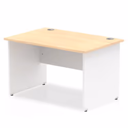 Dynamic Impulse Straight Office Desk W1200 x D800 x H730mm Panel End L
