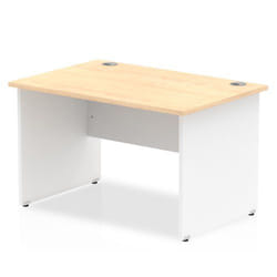 Dynamic Impulse Straight Office Desk W1200 x D800 x H730mm Panel End L