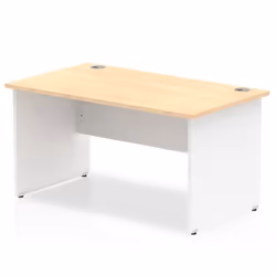 Dynamic Impulse Straight Office Desk W1400 x D800 x H730mm Panel End L