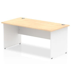 Dynamic Impulse Straight Office Desk W1800 x D800 x H730mm Panel End L