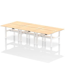 Dynamic Air Back-to-Back W1200 x D800mm Height Adjustable Sit Stand 6