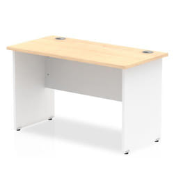 Dynamic Impulse Straight Office Desk W1200 x D600 x H730mm Panel End L