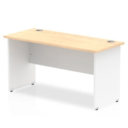 Dynamic Impulse Straight Office Desk W1400 x D600 x H730mm Panel End L