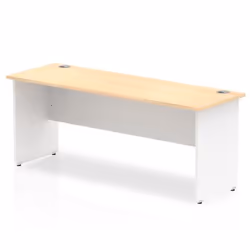 Dynamic Impulse Straight Office Desk W1800 x D600 x H730mm Panel End L