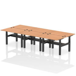 Dynamic Air Back-to-Back W1200 x D800mm Height Adjustable Sit Stand 6
