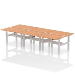 Dynamic Air Back-to-Back W1200 x D800mm Height Adjustable Sit Stand 6
