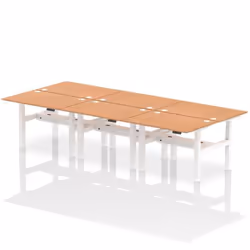 Dynamic Air Back-to-Back W1200 x D800mm Height Adjustable Sit Stand 6