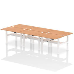 Dynamic Air Back-to-Back W1200 x D800mm Height Adjustable Sit Stand 6