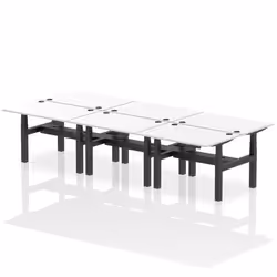 Dynamic Air Back-to-Back W1200 x D800mm Height Adjustable Sit Stand 6
