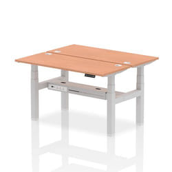 Dynamic Air Back-to-Back W1400 x D600mm Height Adjustable Sit Stand 2