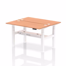 Dynamic Air Back-to-Back W1400 x D600mm Height Adjustable Sit Stand 2