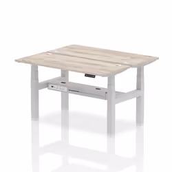 Dynamic Air Back-to-Back W1400 x D600mm Height Adjustable Sit Stand 2