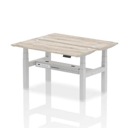 Dynamic Air Back-to-Back W1400 x D600mm Height Adjustable Sit Stand 2