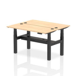 Dynamic Air Back-to-Back W1400 x D600mm Height Adjustable Sit Stand 2