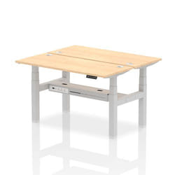 Dynamic Air Back-to-Back W1400 x D600mm Height Adjustable Sit Stand 2