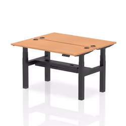 Dynamic Air Back-to-Back W1400 x D600mm Height Adjustable Sit Stand 2