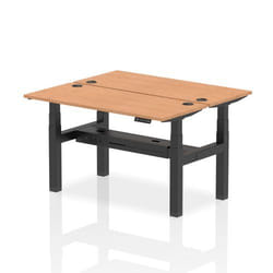 Dynamic Air Back-to-Back W1400 x D600mm Height Adjustable Sit Stand 2