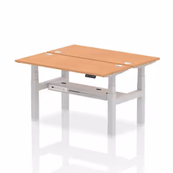 Dynamic Air Back-to-Back W1400 x D600mm Height Adjustable Sit Stand 2