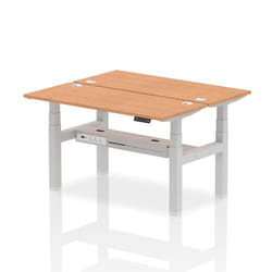 Dynamic Air Back-to-Back W1400 x D600mm Height Adjustable Sit Stand 2