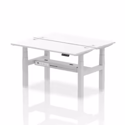 Dynamic Air Back-to-Back W1400 x D600mm Height Adjustable Sit Stand 2