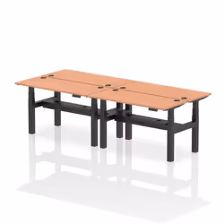 Dynamic Air Back-to-Back W1400 x D600mm Height Adjustable Sit Stand 4